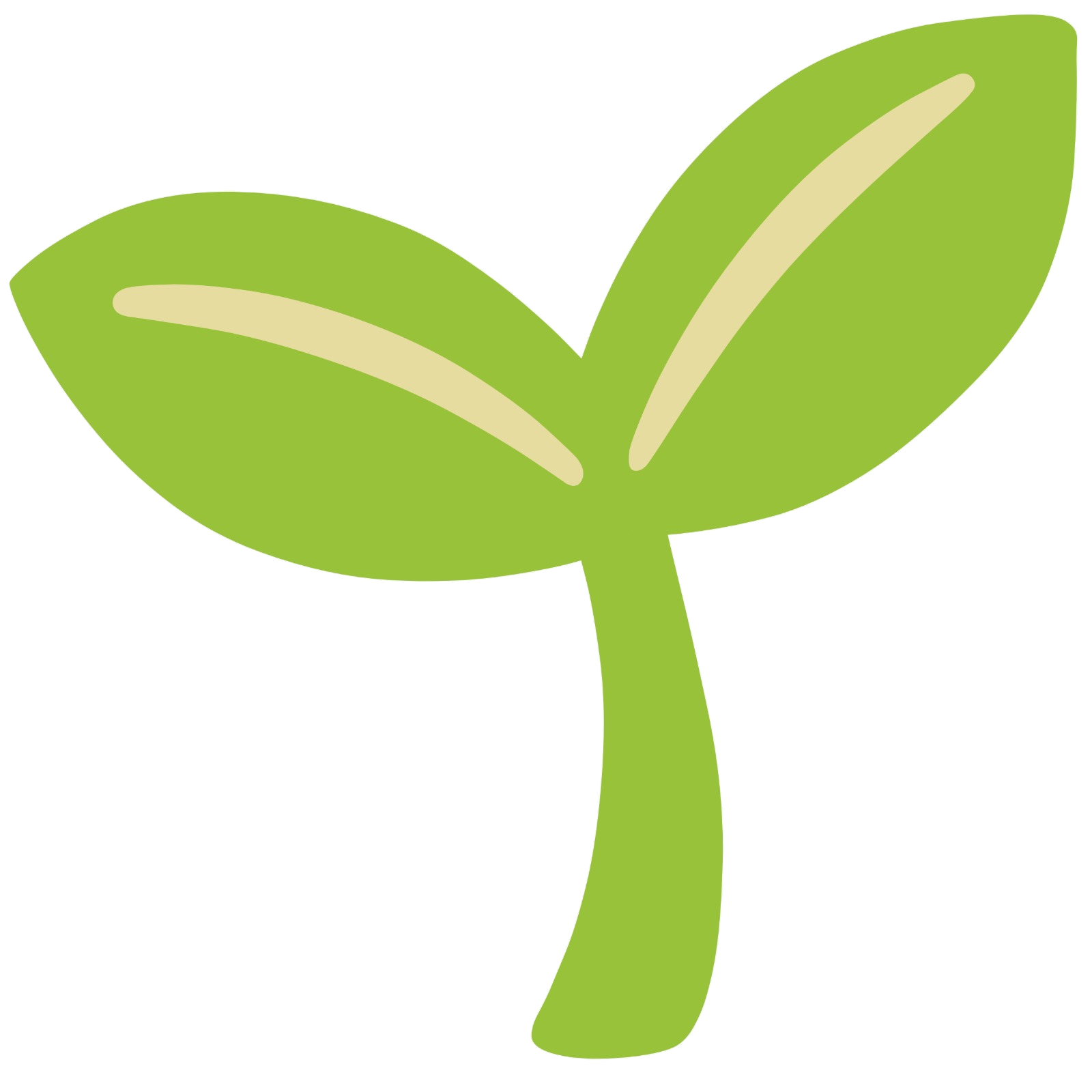 Growing sprout icon
